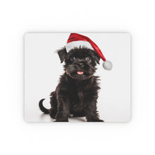 DistinctInk Mouse Pad - 1/4" Foam Rubber - Affenpinscher Puppy