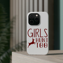 DistinctInk ToughCase for Apple iPhone, Compatible with MagSafe Charging - Girls Hunt Too - Deer