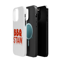 DistinctInk ToughCase for Apple iPhone, Compatible with MagSafe Charging - BBQ Stain Barbecue