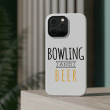 DistinctInk ToughCase for Apple iPhone, Compatible with MagSafe Charging - Bowling and Beer
