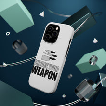 DistinctInk ToughCase for Apple iPhone, Compatible with MagSafe Charging - Choose Your Weapon - Chef Knives