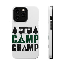 DistinctInk ToughCase for Apple iPhone, Compatible with MagSafe Charging - Camp Champ - Camping Fire