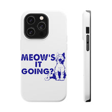 DistinctInk ToughCase for Apple iPhone, Compatible with MagSafe Charging - Meow's It Going?