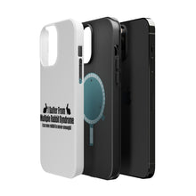 DistinctInk ToughCase for Apple iPhone, Compatible with MagSafe Charging - I Suffer From Multiple Rabbit Syndrome