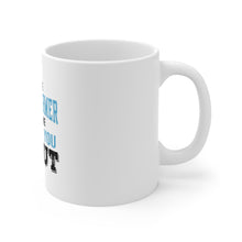 DistinctInk Glossy White Coffee / Tea Mug - I'm The Crazy Famer Warned You About