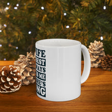 DistinctInk Glossy White Coffee / Tea Mug - My Wife Is the Best Always Forgives Me