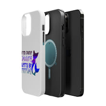DistinctInk ToughCase for Apple iPhone, Compatible with MagSafe Charging - I'm Done Adulting Let's Be Mermaids