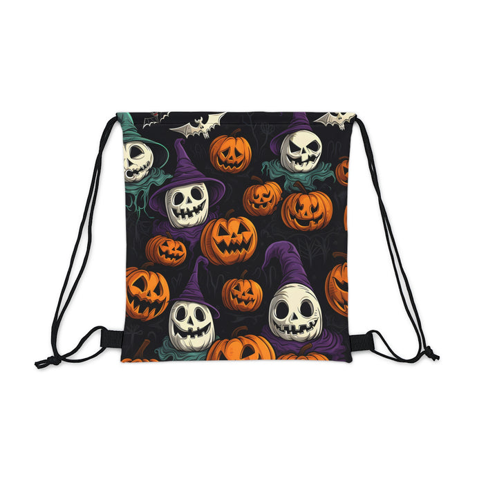 DistinctInk Drawstring Bag Backpack with 