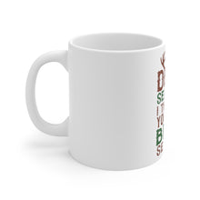 DistinctInk Glossy White Coffee / Tea Mug - Dear Season? I Thought Beer Season
