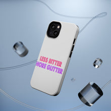 DistinctInk ToughCase for Apple iPhone, Compatible with MagSafe Charging - Less Bitter More Glitter