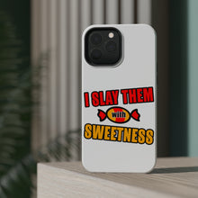 DistinctInk ToughCase for Apple iPhone, Compatible with MagSafe Charging - I Slay Them With Sweetness