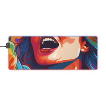 DistinctInk LED Gaming Mouse Pad with Addictive Adventure Story Design for LGBTQ+ Pride
