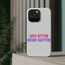 DistinctInk ToughCase for Apple iPhone, Compatible with MagSafe Charging - Less Bitter More Glitter