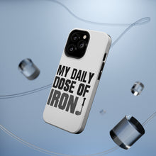 DistinctInk ToughCase for Apple iPhone, Compatible with MagSafe Charging - My Daily Dose of Iron Golf