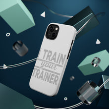 DistinctInk ToughCase for Apple iPhone, Compatible with MagSafe Charging - I Train Your Trainer