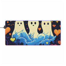 DistinctInk LED Gaming Mouse Pad with A Life Of Adventure Design for Halloween  LGBTQ+ Pride