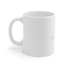 DistinctInk Glossy White Coffee / Tea Mug - Shh! I'm Reading.