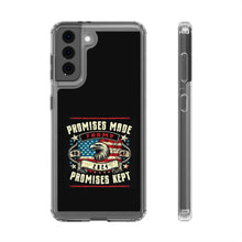 DistinctInk Hybrid (Acrylic/TPU) Clear Slim Fit Case for Apple iPhone | Trump: Promises Made, Promises Kept - Conservative