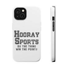 DistinctInk ToughCase for Apple iPhone, Compatible with MagSafe Charging - Hooray Sports Do The Thing Win The Points
