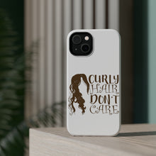 DistinctInk ToughCase for Apple iPhone, Compatible with MagSafe Charging - Curly Hair Don't Care