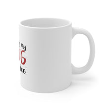 DistinctInk Glossy White Coffee / Tea Mug - Traveling is My Drug of Choice