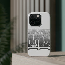 DistinctInk ToughCase for Apple iPhone, Compatible with MagSafe Charging - Mechanic Can't Be Inherited Purchased