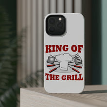 DistinctInk ToughCase for Apple iPhone, Compatible with MagSafe Charging - King of the Grill BBQ Barbecue