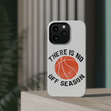 DistinctInk ToughCase for Apple iPhone, Compatible with MagSafe Charging - Basketball There is No Off Season