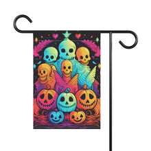 DistinctInk Garden & House Banner Flag with The Joy of Connecting Design for Halloween  LGBTQ+ Pride