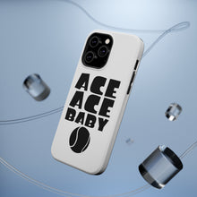 DistinctInk ToughCase for Apple iPhone, Compatible with MagSafe Charging - Ace Ace Baby Tennis
