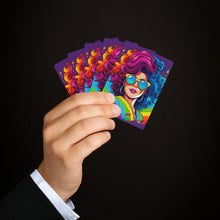 DistinctInk Playing Poker Cards with Life's Unforgettable Moments Design for LGBTQ+ Pride