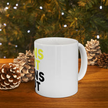 DistinctInk Glossy White Coffee / Tea Mug - Suns Out, Guns Out