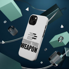 DistinctInk ToughCase for Apple iPhone, Compatible with MagSafe Charging - Choose Your Weapon - Chef Knives