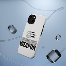 DistinctInk ToughCase for Apple iPhone, Compatible with MagSafe Charging - Choose Your Weapon - Chef Knives
