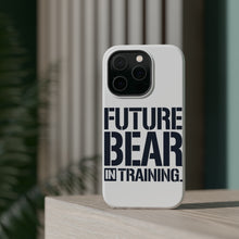 DistinctInk ToughCase for Apple iPhone, Compatible with MagSafe Charging - Future Bear in Training