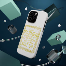 DistinctInk ToughCase for Apple iPhone, Compatible with MagSafe Charging - I'm a Farmer and We Don't Keep Calm