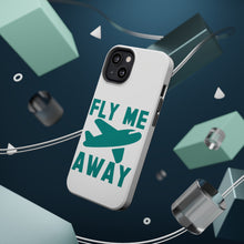 DistinctInk ToughCase for Apple iPhone, Compatible with MagSafe Charging - Fly Me Away - Travel