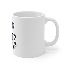 DistinctInk Glossy White Coffee / Tea Mug - Born to Skate - Skating