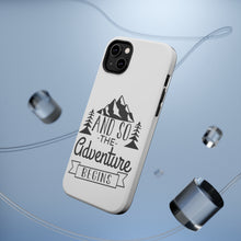 DistinctInk ToughCase for Apple iPhone, Compatible with MagSafe Charging - And so the Adventure Begins