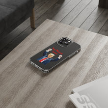 DistinctInk Clear Case for Apple iPhone or Samsung Galaxy - Trump "You Missed, Loser" Cartoon Design