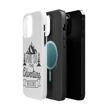 DistinctInk ToughCase for Apple iPhone, Compatible with MagSafe Charging - And so the Adventure Begins