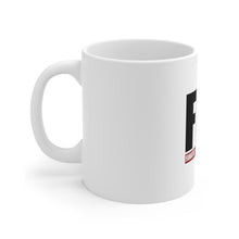 DistinctInk Glossy White Coffee / Tea Mug - FBI Fanatic Boxing Individual