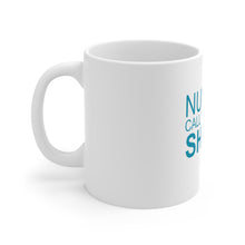 DistinctInk Glossy White Coffee / Tea Mug - Nurses Call the Shots