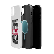 DistinctInk ToughCase for Apple iPhone, Compatible with MagSafe Charging - Training to be Hottest Ex Girlfriend Ever