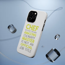 DistinctInk ToughCase for Apple iPhone, Compatible with MagSafe Charging - Chef Amazing Culinary Master