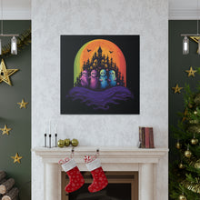DistinctInk Canvas Wall Art with Discover Your True Path for Halloween LGBTQ+ Pride