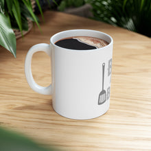 DistinctInk Glossy White Coffee / Tea Mug - BBQ Like a Boss Barbecue