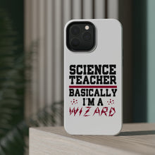 DistinctInk ToughCase for Apple iPhone, Compatible with MagSafe Charging - Science Teacher Basically I'm a Wizard