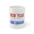Glossy White Coffee / Tea Mug - New Year New Team One Dream
