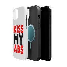 DistinctInk ToughCase for Apple iPhone, Compatible with MagSafe Charging - Kiss My Abs